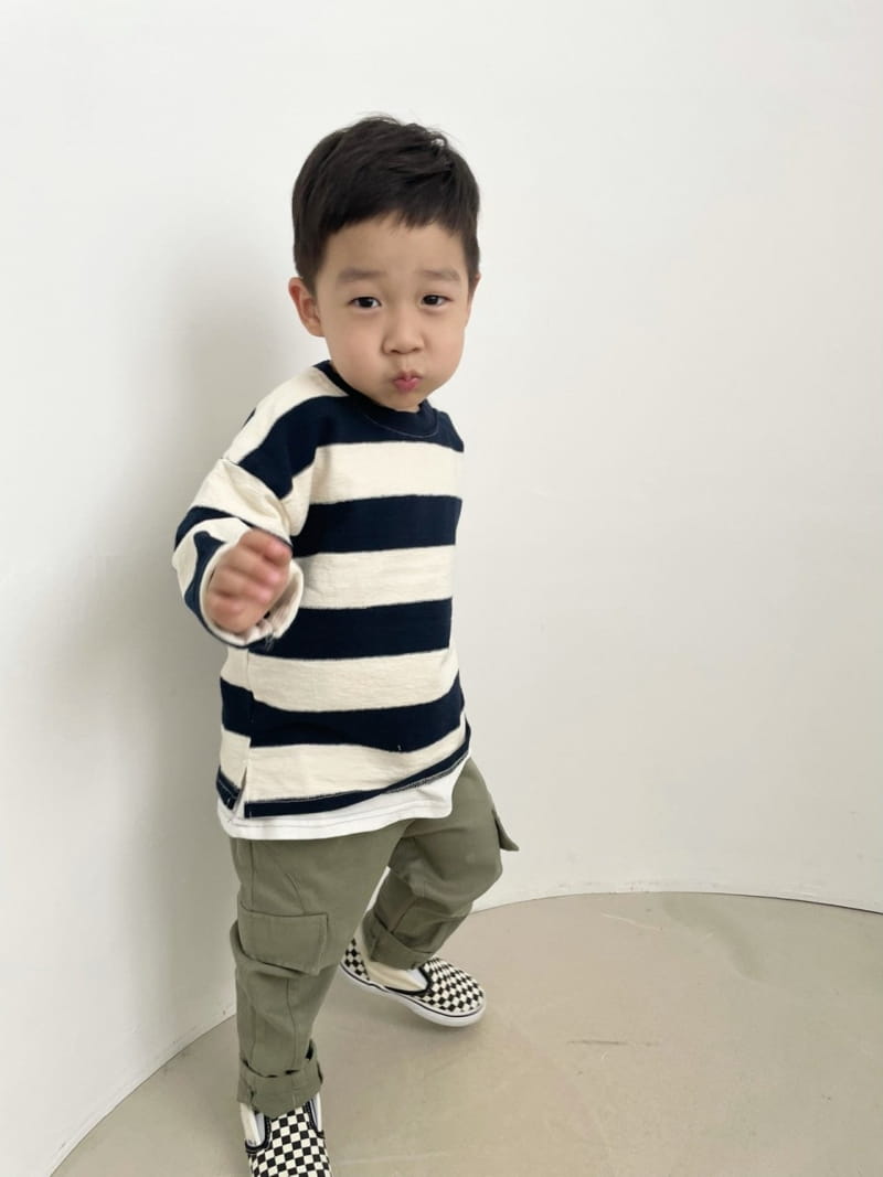 HYVAA - Korean Children Fashion - #Kfashion4kids - Slap Stripes Tee - 4