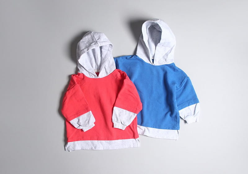 HYVAA - Korean Children Fashion - #Kfashion4kids - Color Slit Hoody Tee - 9