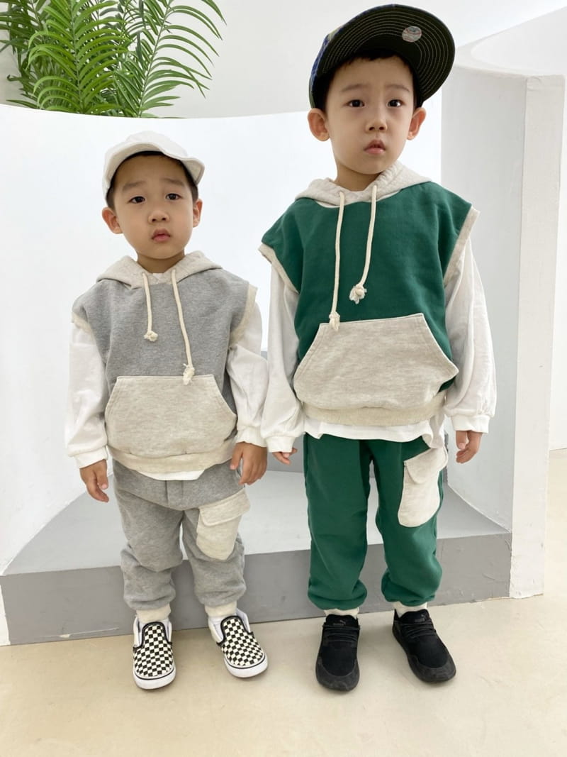 HYVAA - Korean Children Fashion - #Kfashion4kids - Dean Dean Hoody Pants - 3