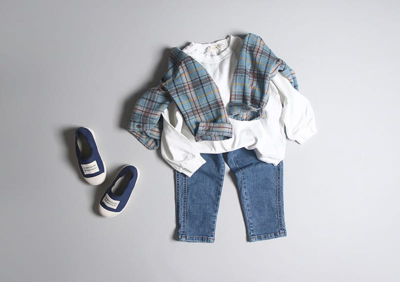 HYVAA - Korean Children Fashion - #Kfashion4kids - Slit Denim Span Pants - 7