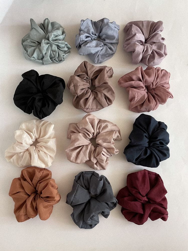 JELLYJELLY - Korean Children Fashion - #Kfashion4kids - Big Shirring Scrunchy [set of 12]