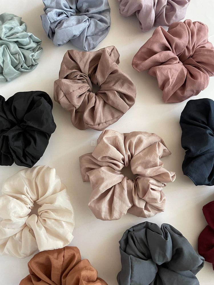 JELLYJELLY - Korean Children Fashion - #Kfashion4kids - Big Shirring Scrunchy [set of 12] - 2