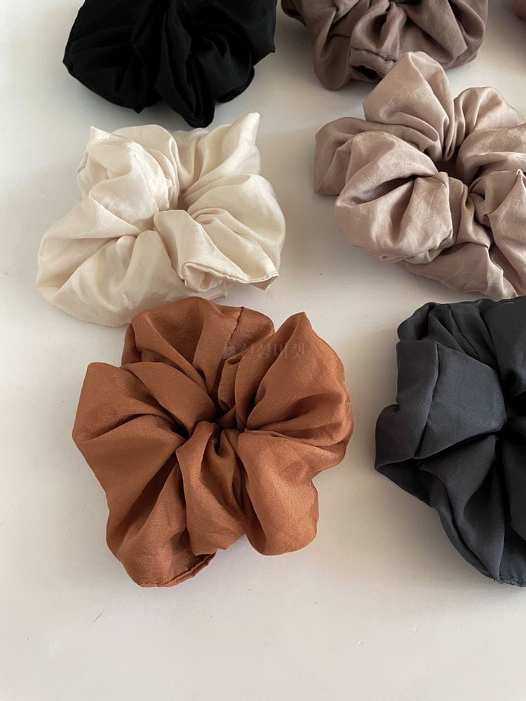 JELLYJELLY - Korean Children Fashion - #Kfashion4kids - Big Shirring Scrunchy [set of 12] - 4