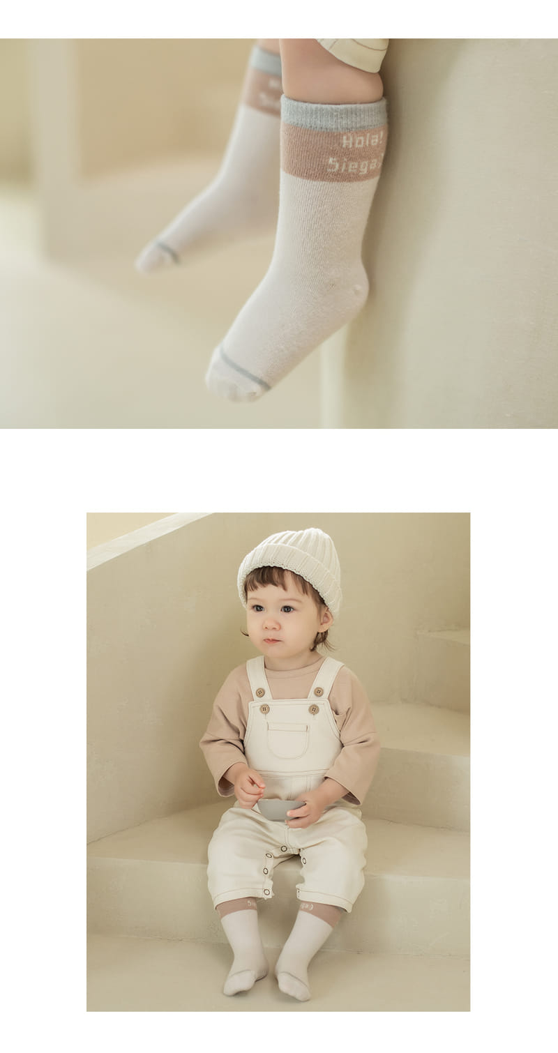 KIDS CLARA - Korean Children Fashion - #Kfashion4kids - Siega Baby Socks [set of 5] - 4