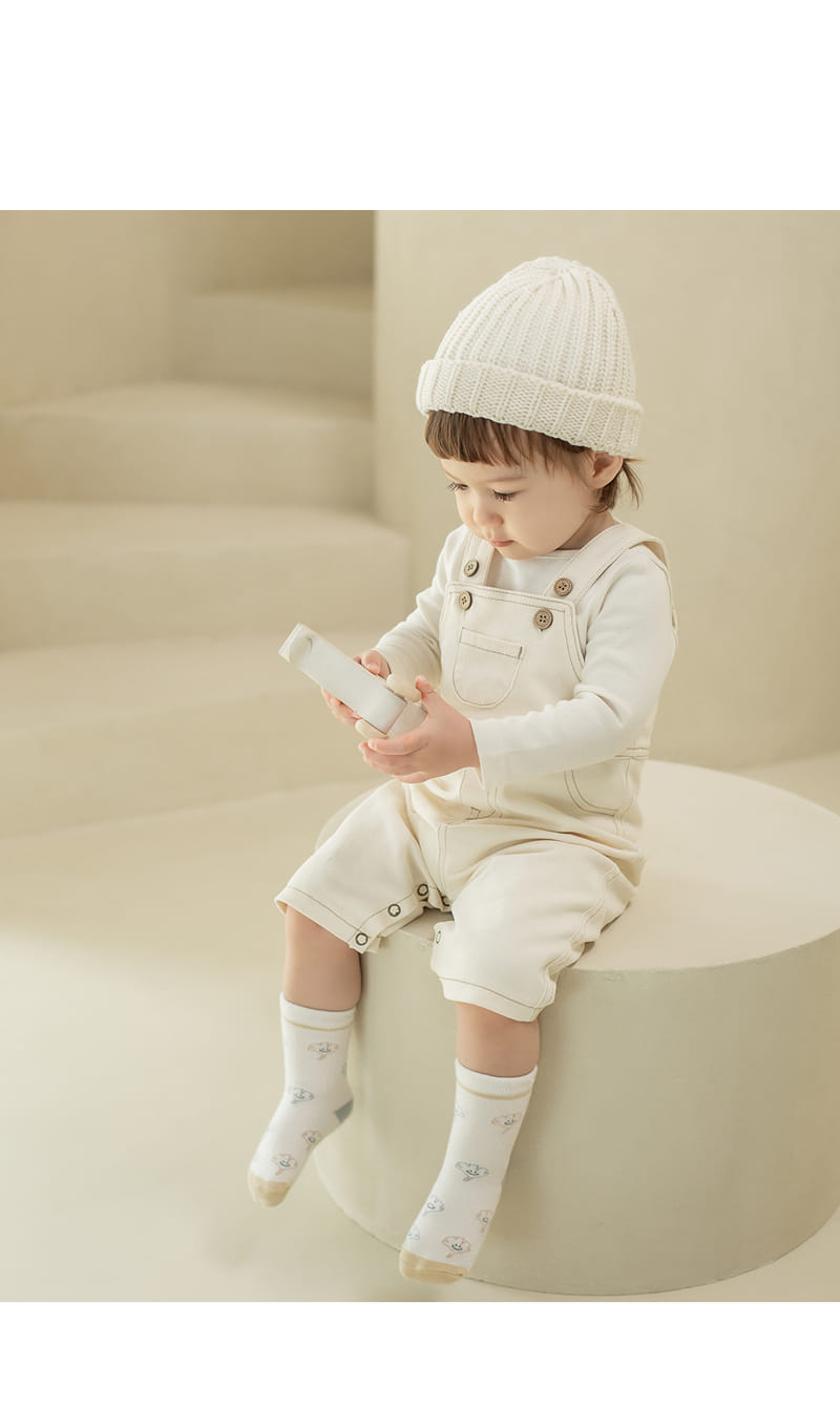 KIDS CLARA - Korean Children Fashion - #Kfashion4kids - Folling Baby Socks [set of 5]