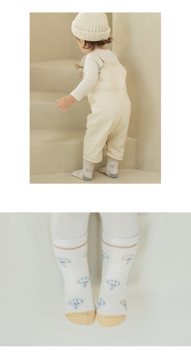 KIDS CLARA - Korean Children Fashion - #Kfashion4kids - Folling Baby Socks [set of 5] - 4