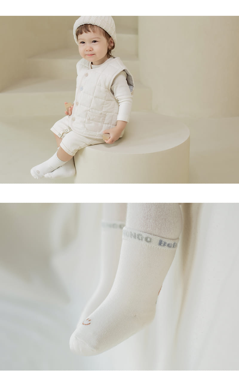 KIDS CLARA - Korean Children Fashion - #Kfashion4kids - Chur Baby Socks [set of 5] - 4
