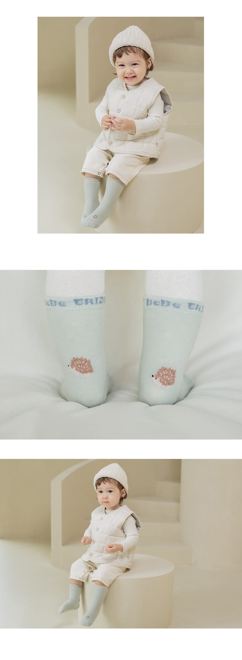 KIDS CLARA - Korean Children Fashion - #Kfashion4kids - Chur Baby Socks [set of 5] - 5