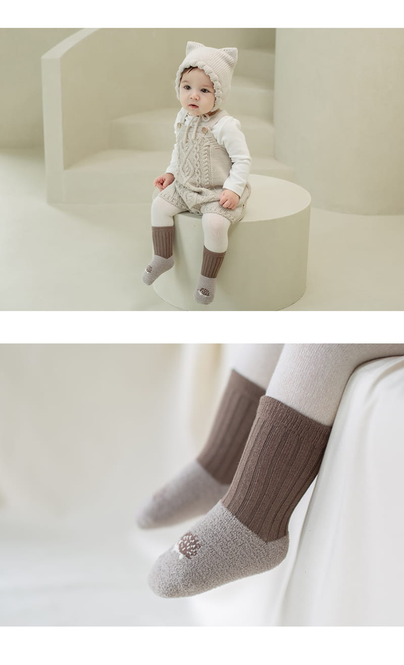 KIDS CLARA - Korean Children Fashion - #Kfashion4kids - Ruben Baby Socks [set of 5] - 4