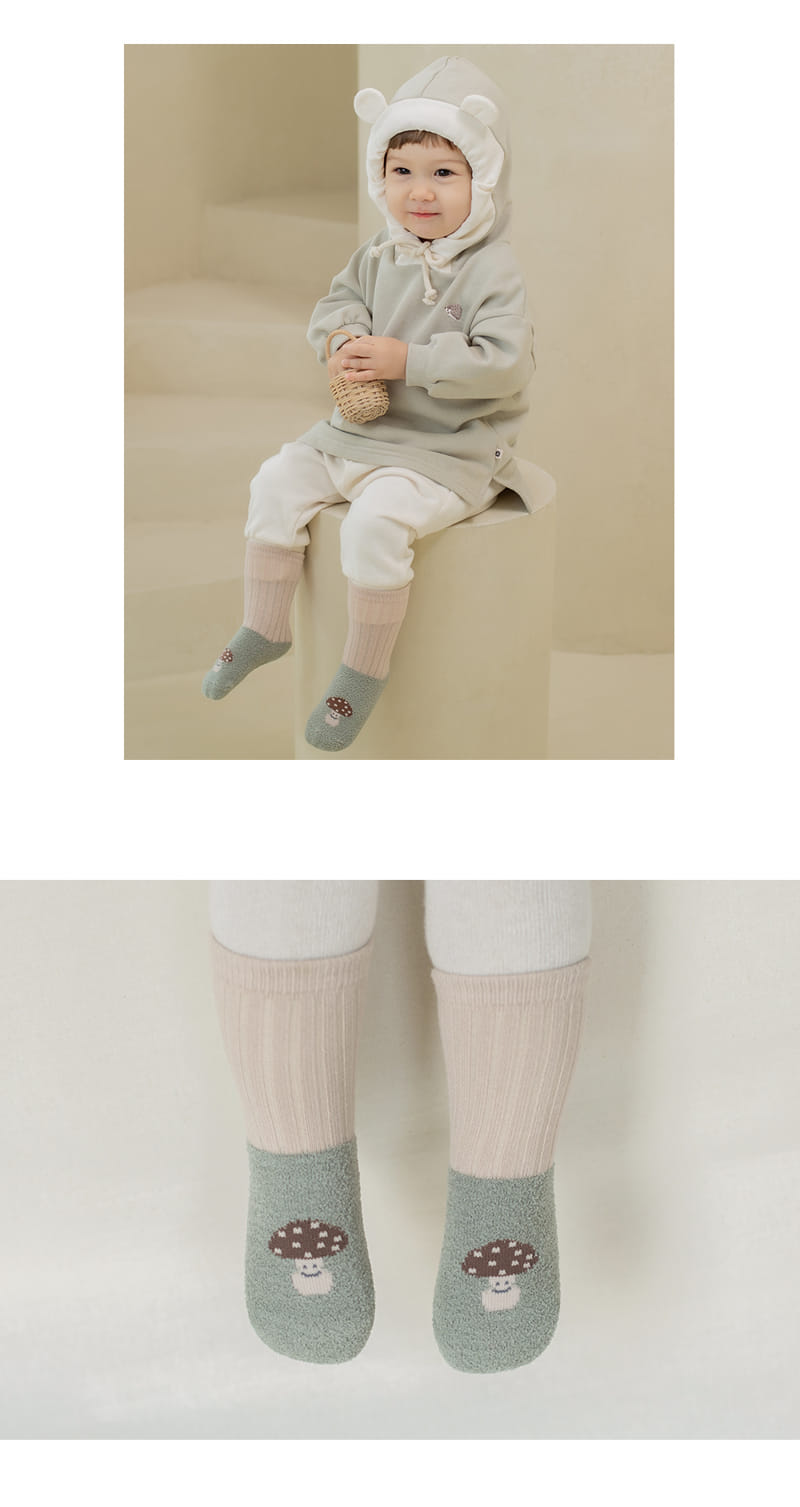KIDS CLARA - Korean Children Fashion - #Kfashion4kids - Ruben Baby Socks [set of 5] - 5