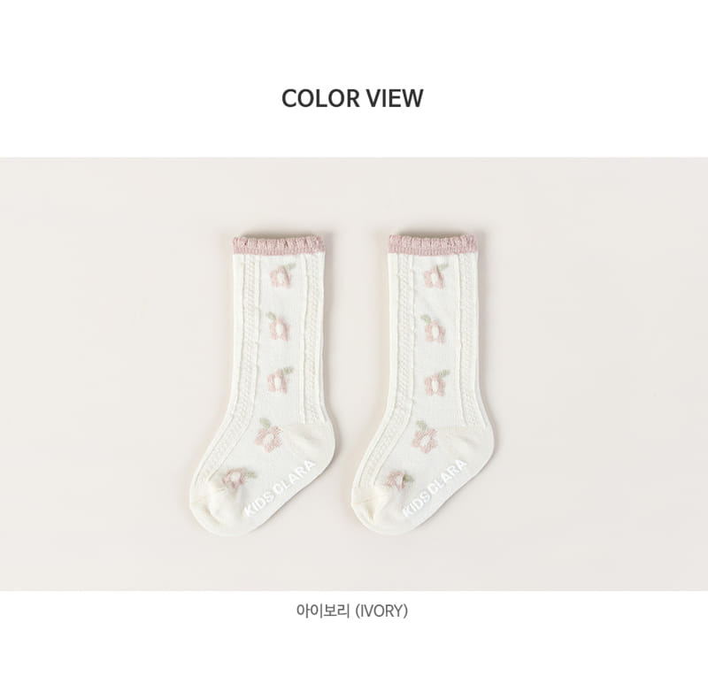 KIDS CLARA - Korean Children Fashion - #Kfashion4kids - Rubena Baby Knee Socks [set of 5] - 7