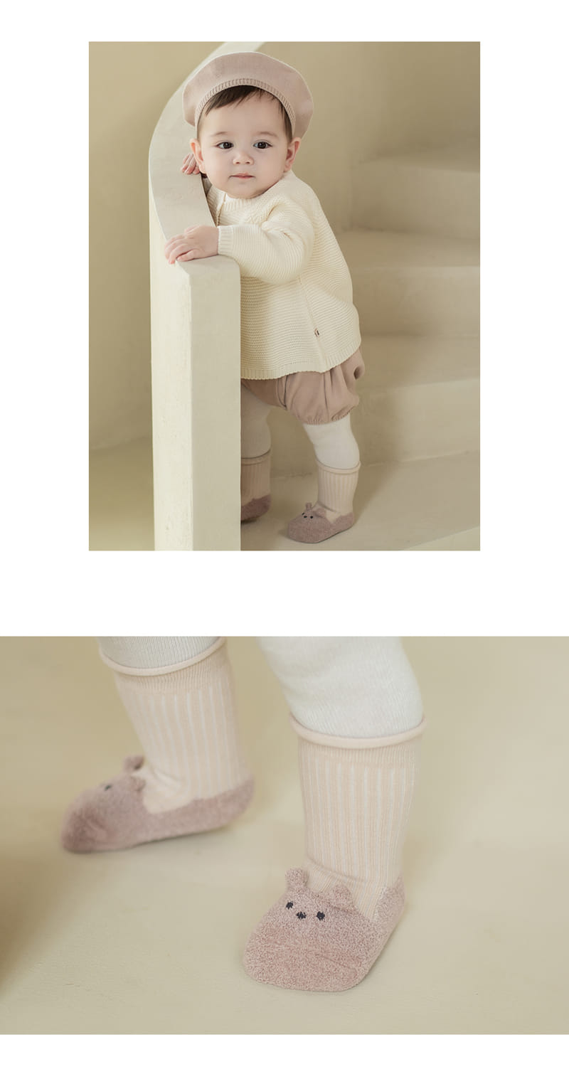 KIDS CLARA - Korean Children Fashion - #Kfashion4kids - Veila Rolling Socks [set of 5] - 4