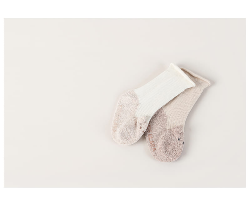KIDS CLARA - Korean Children Fashion - #Kfashion4kids - Veila Rolling Socks [set of 5] - 5