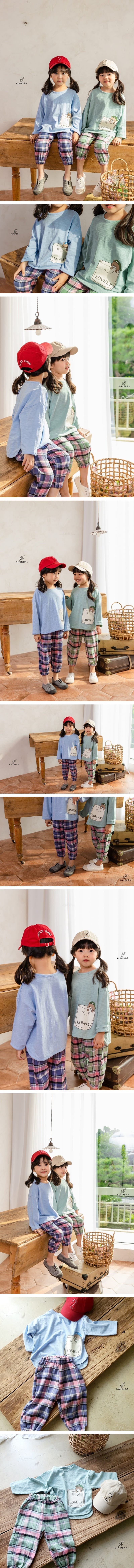 KIKIMORA - Korean Children Fashion - #Kfashion4kids - Sausage Check Pants