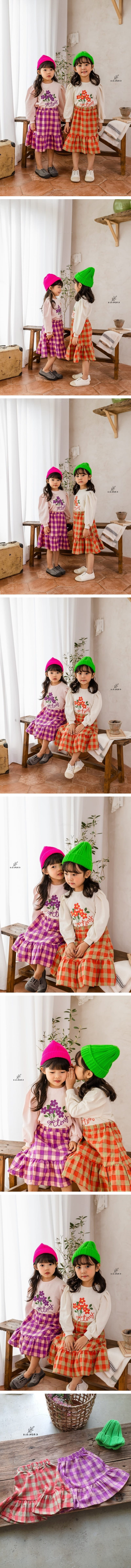 KIKIMORA - Korean Children Fashion - #Kfashion4kids - Check Skirt