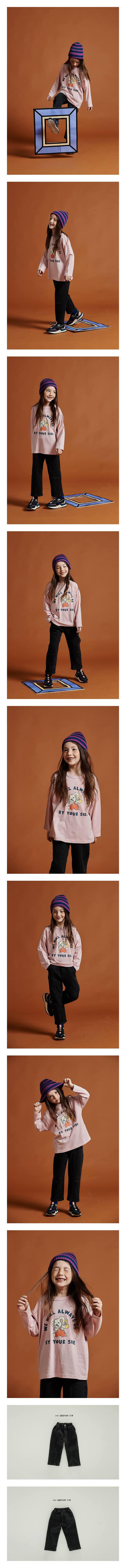 KOKOYARN - Korean Children Fashion - #Kfashion4kids - Slit Colored Denim Pants Black