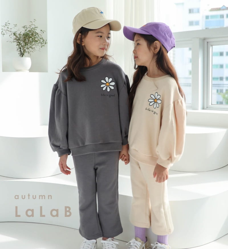 LALAB - Korean Children Fashion - #Kfashion4kids - Flower Top Bottom Set