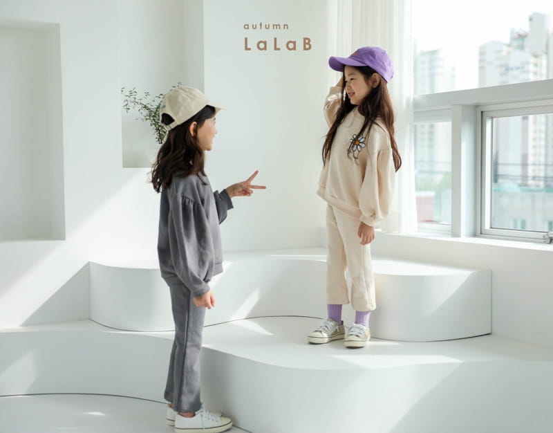 LALAB - Korean Children Fashion - #Kfashion4kids - Flower Top Bottom Set - 5
