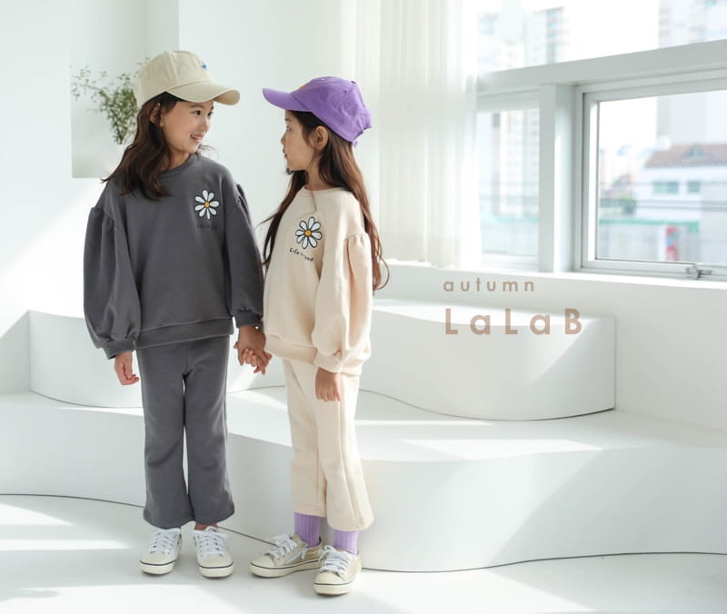 LALAB - Korean Children Fashion - #Kfashion4kids - Flower Top Bottom Set - 6