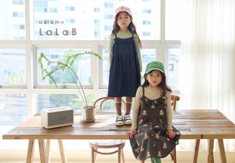 LALAB - Korean Children Fashion - #Kfashion4kids - Layered One-piece - 4