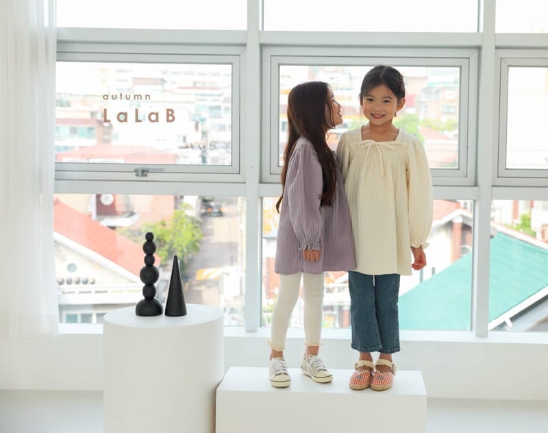 LALAB - Korean Children Fashion - #Kfashion4kids - Smocked One-piece - 6