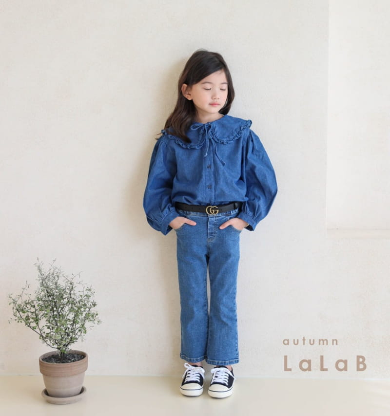 LALAB - Korean Children Fashion - #Kfashion4kids - Frill Collar Blouse