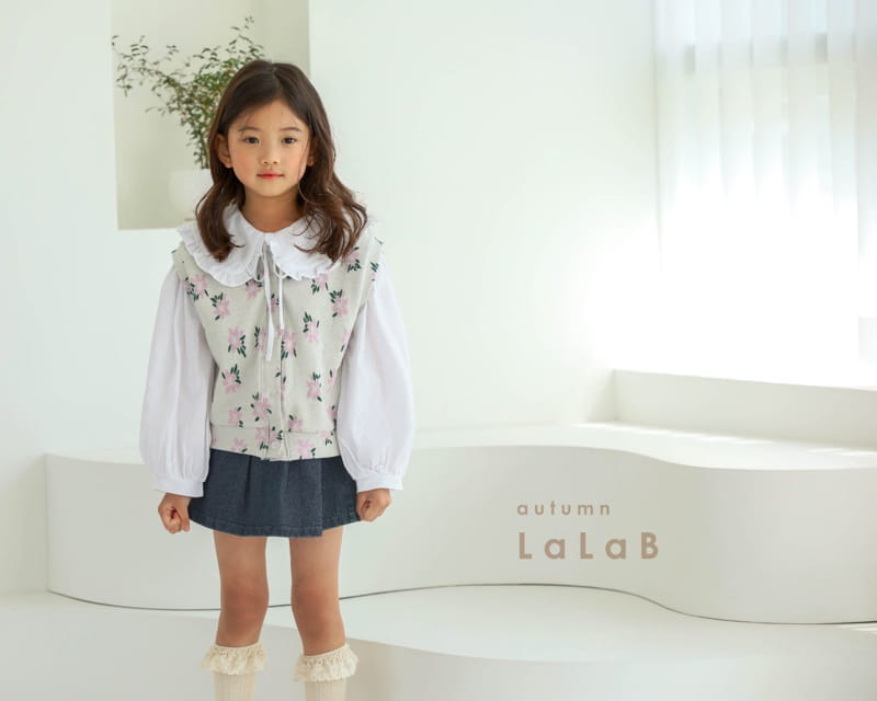 LALAB - Korean Children Fashion - #Kfashion4kids - Frill Collar Blouse - 4