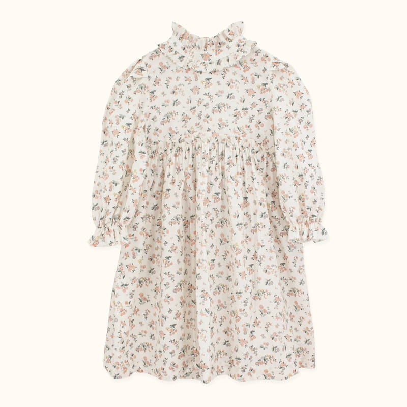 LE BEV - Korean Children Fashion - #Kfashion4kids - Villy Puff One-piece - 6