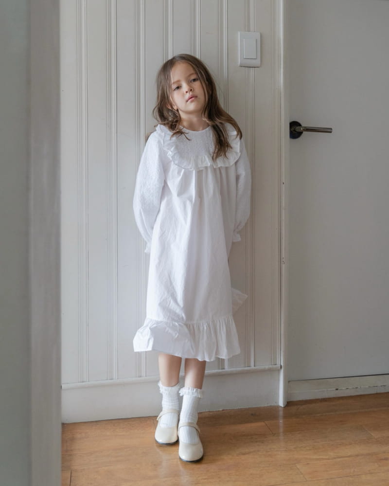 LE BEV - Korean Children Fashion - #Kfashion4kids - Lace Mone One-piece - 5