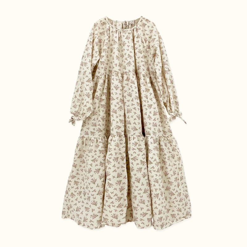 LE BEV - Korean Children Fashion - #Kfashion4kids - Adult Flower Pintuck One-piece - 7