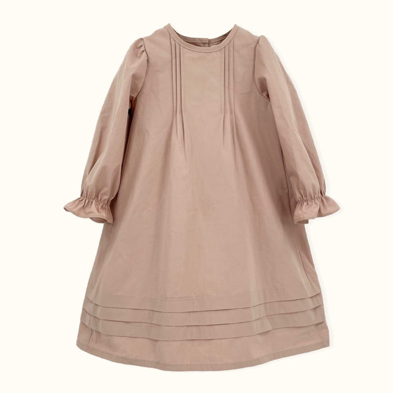 LE BEV - Korean Children Fashion - #Kfashion4kids - Pintuck One-piece - 12