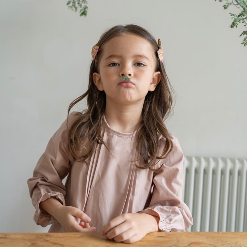 LE BEV - Korean Children Fashion - #Kfashion4kids - Pintuck One-piece - 2