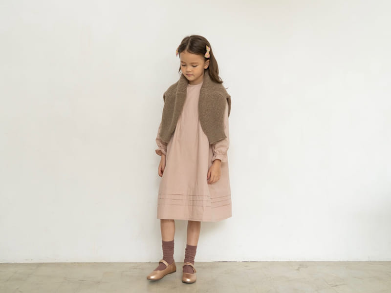 LE BEV - Korean Children Fashion - #Kfashion4kids - Pintuck One-piece - 5