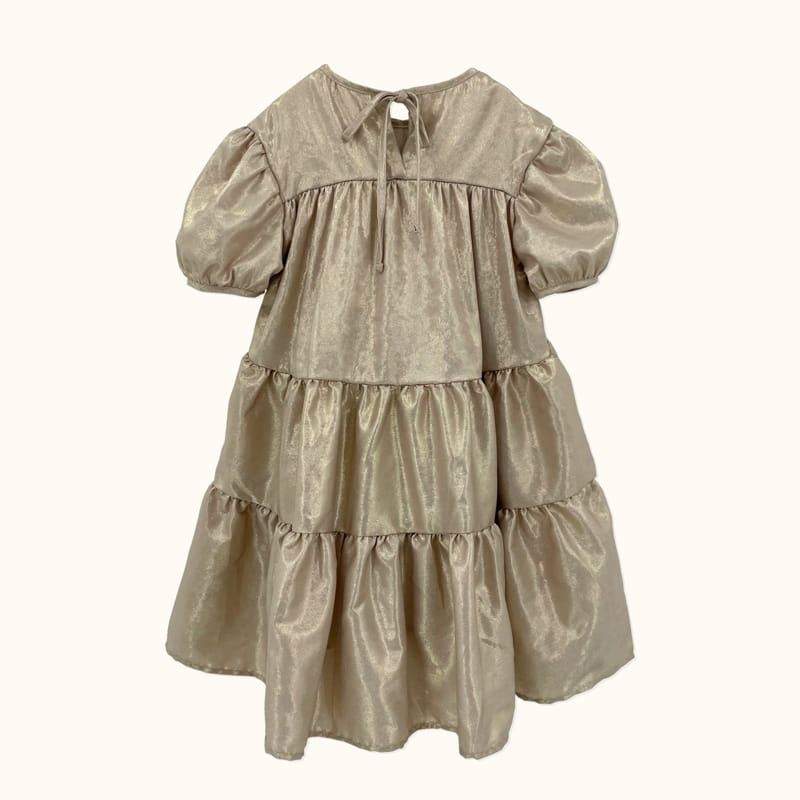 LE BEV - Korean Children Fashion - #Kfashion4kids - Unbalnace Bling Dress