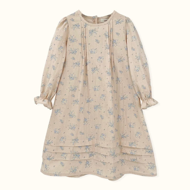LE BEV - Korean Children Fashion - #Kfashion4kids - Flower Pintuck One-piece - 10