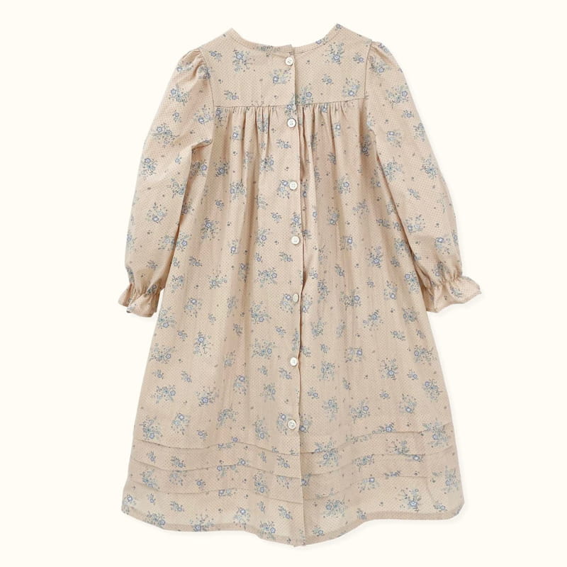 LE BEV - Korean Children Fashion - #Kfashion4kids - Flower Pintuck One-piece - 11