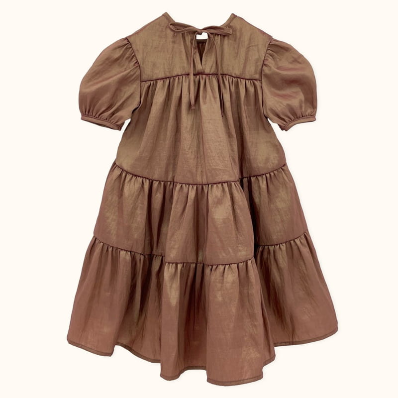 LE BEV - Korean Children Fashion - #Kfashion4kids - Two Tone Shine One-piece - 10