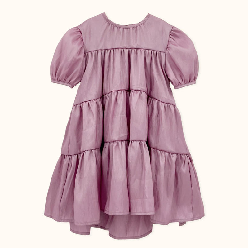 LE BEV - Korean Children Fashion - #Kfashion4kids - Two Tone Shine One-piece - 11