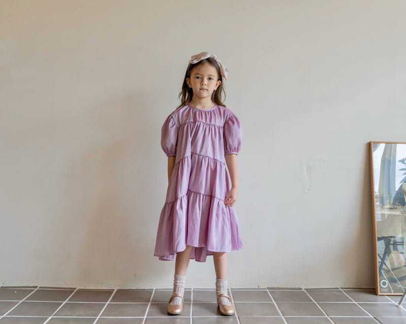 LE BEV - Korean Children Fashion - #Kfashion4kids - Two Tone Shine One-piece - 8