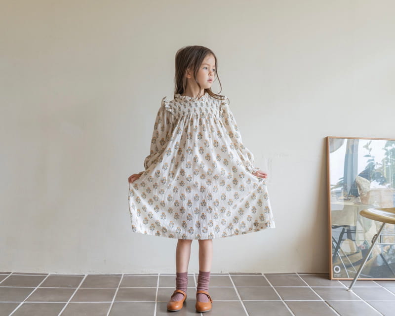 LE BEV - Korean Children Fashion - #Kfashion4kids - Mont Ble One-piece - 3