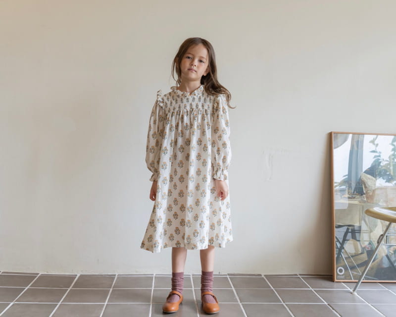 LE BEV - Korean Children Fashion - #Kfashion4kids - Mont Ble One-piece - 4