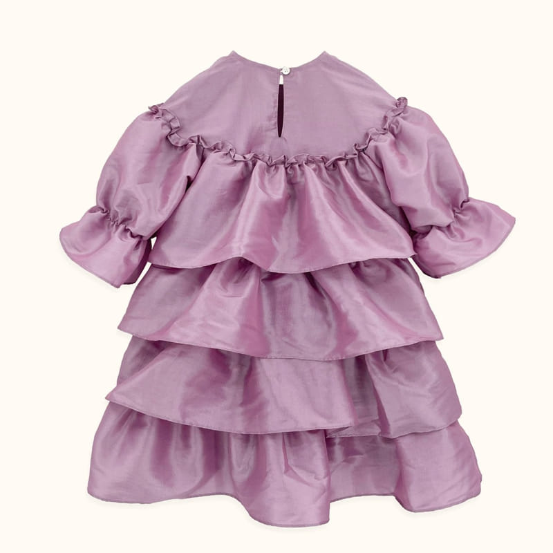 LE BEV - Korean Children Fashion - #Kfashion4kids - Cail Cancan One-piece - 2
