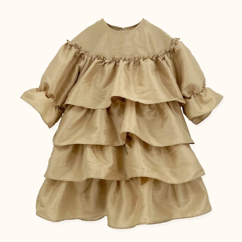 LE BEV - Korean Children Fashion - #Kfashion4kids - Cail Cancan One-piece - 3