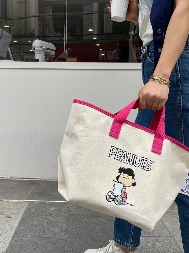 LEJUNEV - Korean Children Fashion - #Kfashion4kids - Charlie Friends Tote Bag