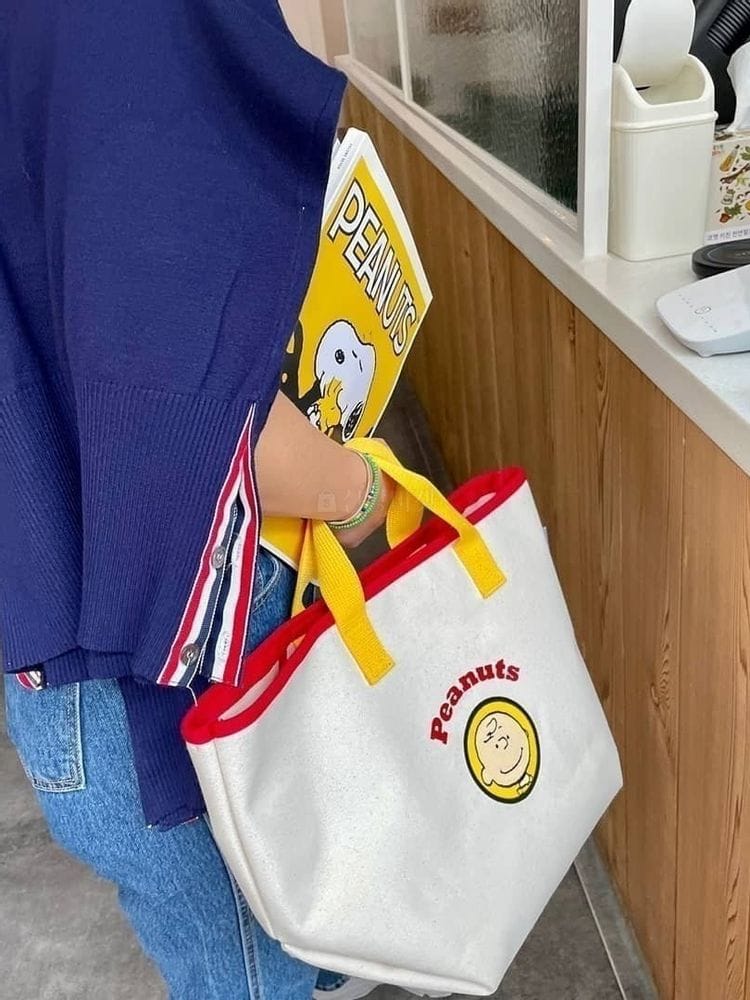 LEJUNEV - Korean Children Fashion - #Kfashion4kids - Charlie Friends Tote Bag - 3
