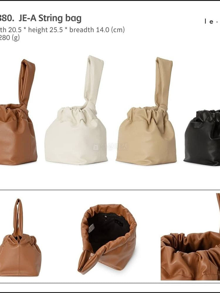 LEJUNEV - Korean Children Fashion - #Kfashion4kids - Jea String Shoulder Bag - 4