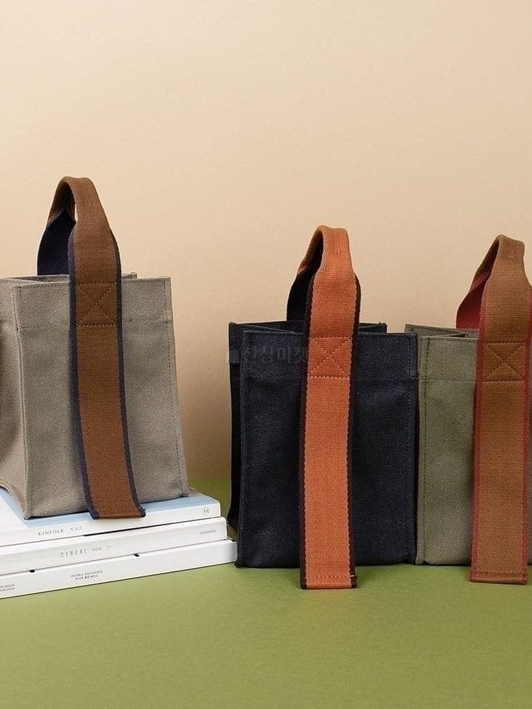 LEJUNEV - Korean Children Fashion - #Kfashion4kids - Webbing High Tote Bag - 4
