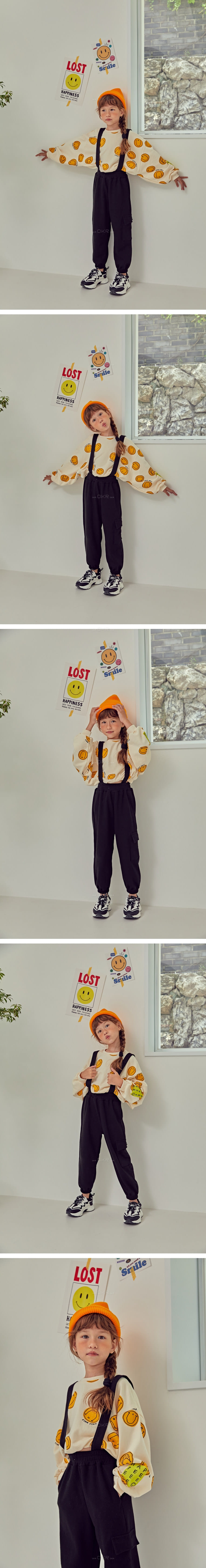 LILAS - Korean Children Fashion - #Kfashion4kids - Happy Smile Long Tee