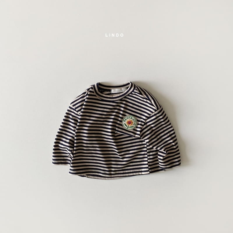 LINDO - Korean Children Fashion - #Kfashion4kids - Chichi Stripe Tee - 2