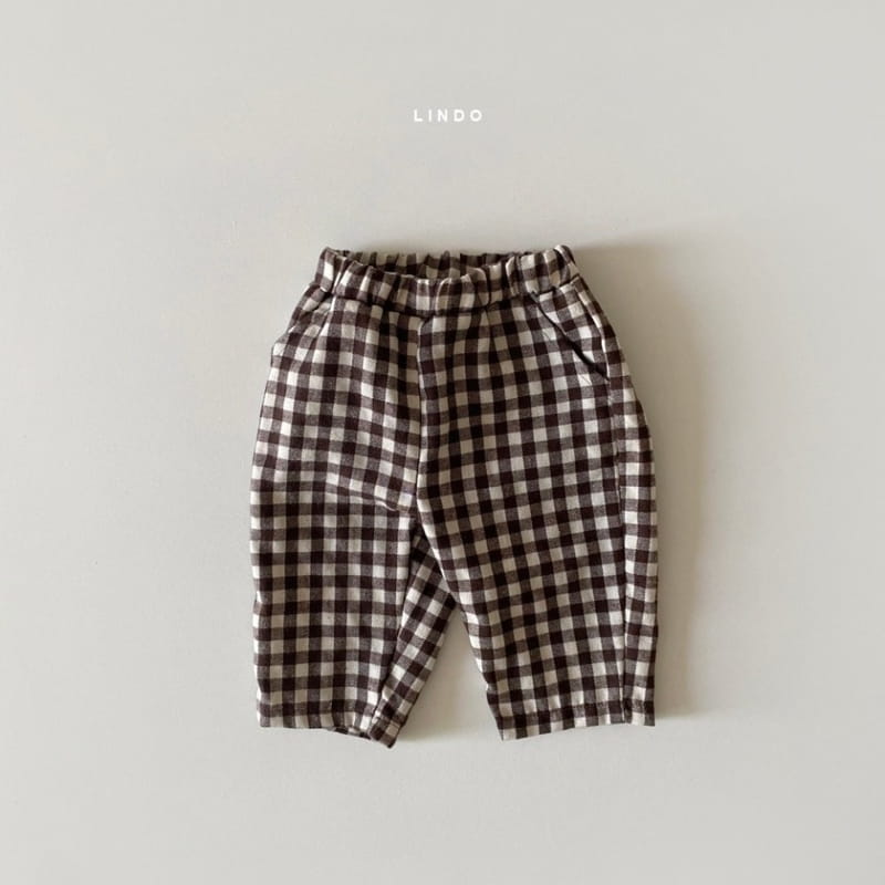 LINDO - Korean Children Fashion - #Kfashion4kids - Momo Check Pants